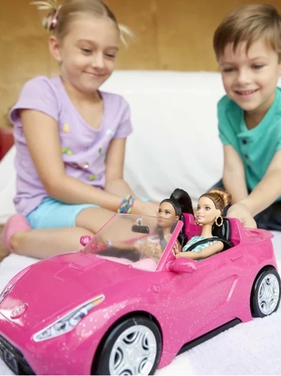 Barbie Other - Pink Convertible Barbie Doll Car Toy